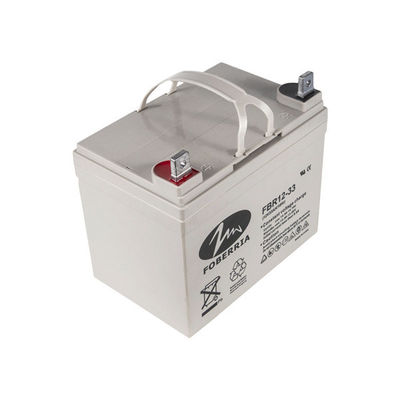 batería de plomo sellada recargable de 10kg 12v 33ah para el sistema del alumbrado de seguridad